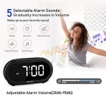 Small LED Digital Alarm Clock with Snooze
