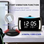 Projection Alarm Clock on Ceiling with Vibration