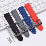 WOCCI 20mm Silicone Watch Band, Sporty Soft
