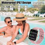 Smart Watch - IP67 Waterproof Fitness Tracker for Android Phones with Blood Pressure, Oxygen, and Heart Rate Monitor