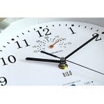 hito Modern Silent Wall Clock Non Ticking 10 inch