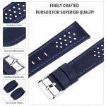 Dark Blue Watch Band, Quick Release Breeze Leather