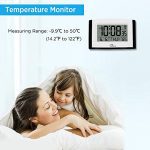 WallarGe Atomic Clock with Night Light,Digital Wall Clock