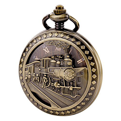 Antique Men's Pocket Watch: A Nostalgic Elegance in Bronze