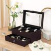 Wooden Watch Box 10 Slots Jewelry Organizer