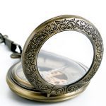 SIBOSUN Pocket Watch Mechanical Skeleton Antique Men