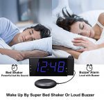 Loud Alarm Clock with Bed Shaker and Projection - The Ultimate Wake-Up Solution