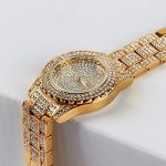 Round Crystal Rhinestone Diamond Watch Women