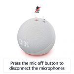Smart speaker with clock and Alexa All-new Echo Dot