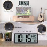 Large Digital Wall Clock for Bedroom