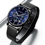 CRRJU Quartz Watch for Men,Style Auto Date Window