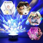 Star Projector Night Light Bluetooth Speaker Bedside Table Lamp