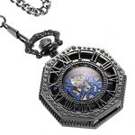 SIBOSUN Retro Old Railroad Style Octagon Steampunk Mechanical