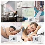 Projection Alarm Clock 180° Projector