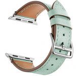 Leather Band Compatible for Apple Watch LEUNGLIK