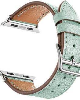 Leather Band Compatible for Apple Watch LEUNGLIK