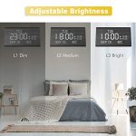 Wood Digital Dual Alarms Clocks