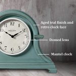 PresenTime & Co Vintage Farmhouse Table Mantel Clock