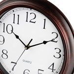 Wall Clock - Battery Operated 12 Inch Silent Non-Ticking Wall Clocks