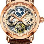 Stührling Original Mens Rose Gold Plated Automatic Watch