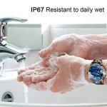 Fitness Tracker Watch with Heart Rate and Blood Pressure Monitor