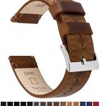 Brown BARTON Quick Release Top Grain Leather Watch