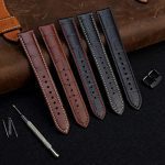 WOCCI Alligator Embossed Leather Watch Band 22mm