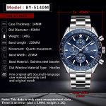 BENYAR - Wrist Watch for Men, Stainless Steel Strap Watches