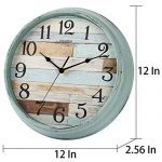 HYLANDA Rustic Wall Clock, Wall Clocks Battery Operated