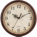 Kitchen Vintage Wall Clock Silent Non Ticking