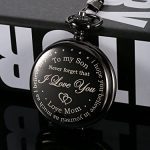 Hicarer Pocket Watch Gift for Son-Never Forget That, I Love You