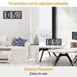 Large Digital Wall Clock for Bedroom