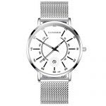 Mesh Strap Watches Date Watch Men Sports Watches Waterproof