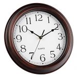 Wall Clock - Battery Operated 12 Inch Silent Non-Ticking Wall Clocks