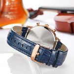 Men's Luxury Fashion Real Leather Mens Blue Ray