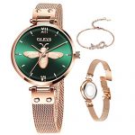 Rose Gold Watch for Lady Steel Mesh