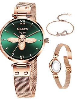 Rose Gold Watch for Lady Steel Mesh