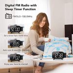 Projection Alarm Clock, ELEGIANT FM Radio Alarm Clock