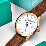 Mens Watch Calfskin Leather Strap Stuhrling Original