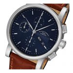 Muhle Glashutte Teutonia Mens Automatic Watch - Blue Face