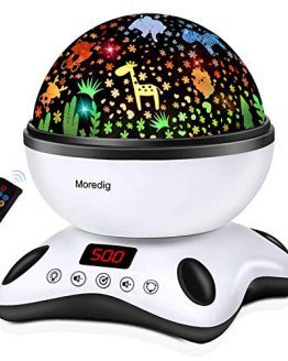 Moredig Night Light Projector Remote Control and Timer