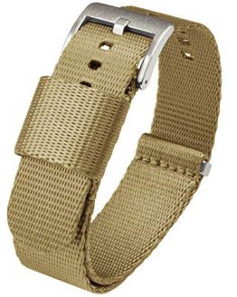 22mm Khaki Tan Jetson NATO Style Watch Strap