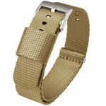 NATO Style Watch Strap Stainless Steel Buckl