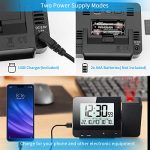 Jhua Digital Projection Alarm Clock Dimmable Alarm Clock