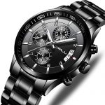 CRRJU Men's Watch Fashion Business Chronograph Quartz Wristwatches