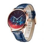 Men's Luxury Fashion Real Leather Mens Blue Ray