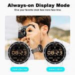 Fitness Tracker with Heart Rate Monitor Smart Watch Tinwoo
