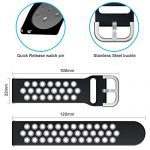 20mm Silicone Quick Release Watch Band