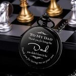 Thank You for Being The Dad Pocket Watch Men Personalized