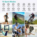 Waterproof Fitness Watch Heart Rate Monitor with Calories/Step Counter